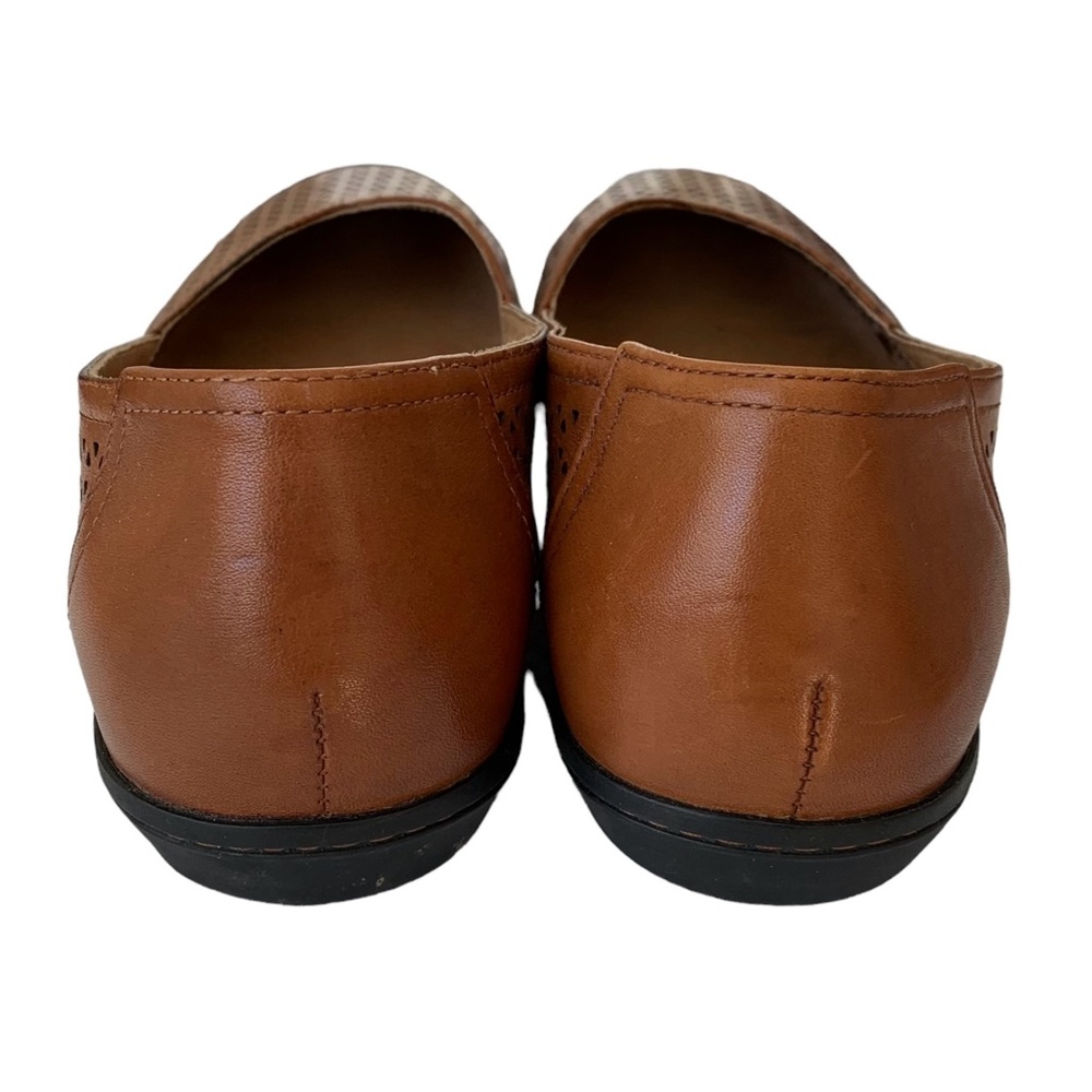 Dansko Brown Nappa Leather Perforated Ballet Flat (Beach Coast Cottage Nautical) - Picture 7 of 12